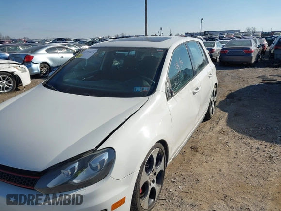 2010 Volkswagen Golf GTI with VIN WVWGD7AJ1AW314659, listed as a IAAI auction lot 41704414 with 159,187 mi miles and . Bid and sale history available at DreamBid. Image 6.