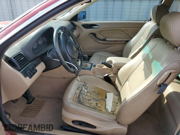 2001 BMW 3 Series 325Ci with VIN WBABN33441JW47519, listed as a Copart auction lot 70781094 with 147,819 mi miles and Salvage Title. Bid and sale history available at carsss.com. Image 7.