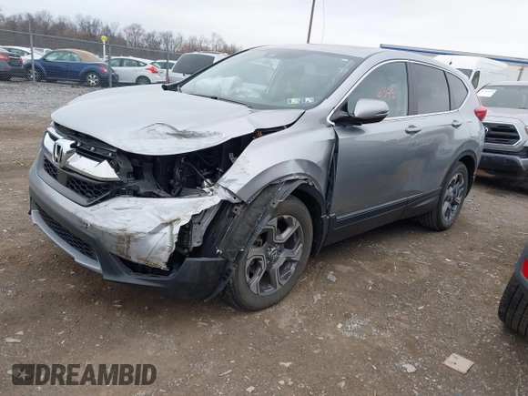 2017 Honda CR-V EX-L with VIN 2HKRW2H81HH609916, listed as a IAAI auction lot 41856345 with 125,167 mi miles. Bid and sale history available at carsss.com. Image 2.