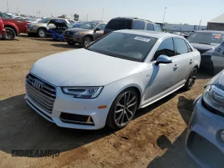 2018 Audi S4 Premium Plus with VIN WAUB4AF45JA201009, listed as a Copart auction lot 65605514 with 69,900 mi miles and Salvage Title. Bid and sale history available at carsss.com. Image 1.