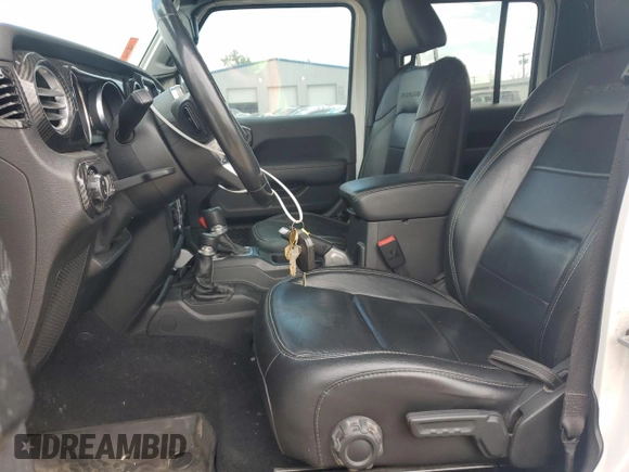 2020 Jeep Gladiator Overland z VIN 1C6HJTFG6LL135872, wystawiony jako Copart lot #59249895 z przebiegiem 113 519 mil mil oraz Czysty tytuł • Clean title. Historia ofert i sprzedaży dostępna na DreamBid. Obrazek 7.