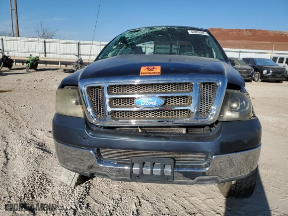 2005 Ford F-150 XLT with VIN 1FTPW12505KB59365, listed as a Copart auction lot 46802885 with 111,183 mi miles and Salvage Title. Bid and sale history available at carsss.com. Image 5.