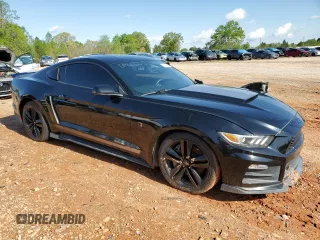 2015 Ford Mustang EcoBoost with VIN 1FA6P8TH1F5372860, listed as a Copart auction lot 52165065 with 131,237 mi miles and Clean Title. Bid and sale history available at carsss.com. Image 4.