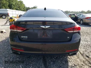 2015 Hyundai Genesis 3.8L with VIN KMHGN4JE6FU052540, listed as a Copart auction lot 65623874 with 237,718 mi miles and Salvage Title. Bid and sale history available at carsss.com. Image 6.