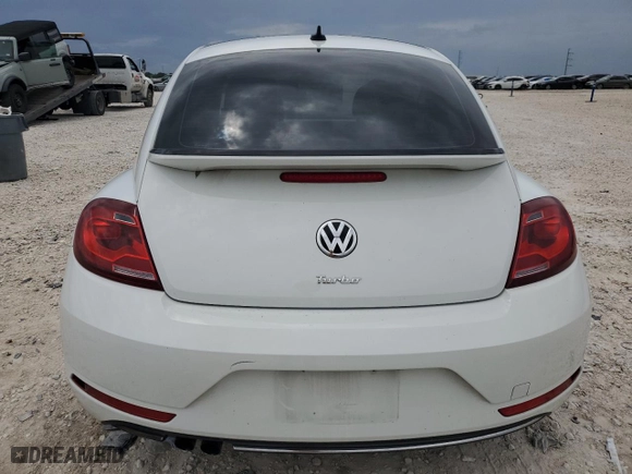 2019 Volkswagen Beetle SE with VIN 3VWJD7AT4KM710591, listed as a Copart auction lot 63178804 with 56,722 mi miles and Salvage Title. Bid and sale history available at carsss.com. Image 6.