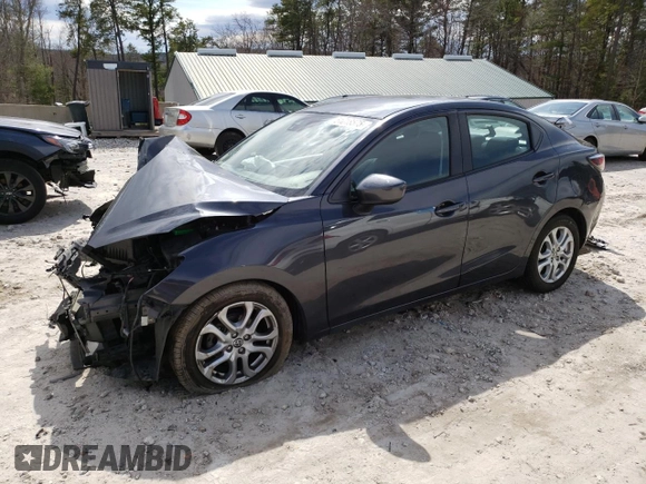2016 Scion iA with VIN 3MYDLBZV8GY107639, listed as a Copart auction lot 51018575 with 0 mi miles and Salvage Title. Bid and sale history available at carsss.com. Image 1.