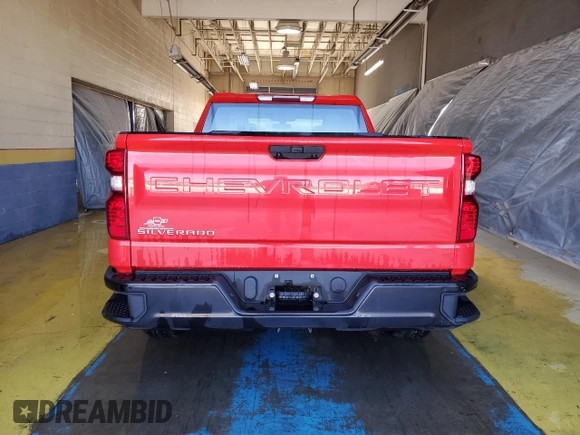 2020 Chevrolet Silverado 1500 Work Truck with VIN 1GCRWAEF1LZ180131, listed as a Copart auction lot 77187734 with 144,983 mi miles and Clean Title. Bid and sale history available at DreamBid. Image 6.