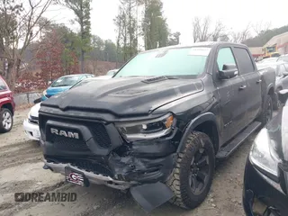 2019 Ram 1500 Rebel with VIN 1C6SRFLTXKN580782, listed as a IAAI auction lot 41498027 with 83,669 mi miles and . Bid and sale history available at DreamBid. Image 16.