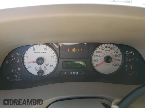 2006 Ford F-250 XL with VIN 1FTSW21P06EB62866, listed as a Copart auction lot 46083345 with 164,667 mi miles and Salvage Title. Bid and sale history available at DreamBid. Image 9.