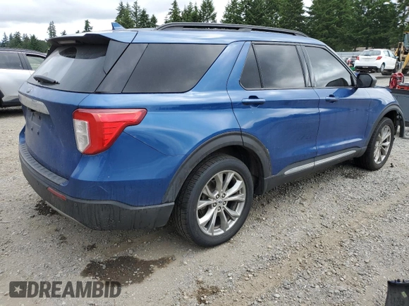 2020 Ford Explorer XLT z VIN 1FMSK8DH0LGA63799, wystawiony jako Copart lot #59457225 z przebiegiem 114 160 mil mil oraz Szkoda całkowita • Salvage title. Historia ofert i sprzedaży dostępna na DreamBid. Obrazek 3.