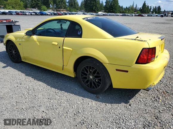2002 Ford Mustang GT Deluxe with VIN 1FAFP42X72F136641, listed as a Copart auction lot 59294015 with 189,350 mi miles and Salvage title. Bid and sale history available at DreamBid. Image 2.