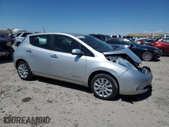 2015 Nissan LEAF SV with VIN 1N4AZ0CP5FC317336, listed as a Copart auction lot 54061095 with 94,344 mi miles and Clean Title. Bid and sale history available at carsss.com. Image 4.