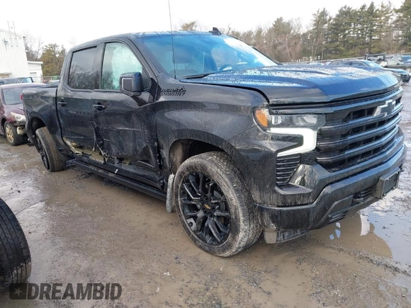 2025 Chevrolet Silverado 1500 with VIN 1GCUKJED2SZ162191, listed as a IAAI auction lot 41652833 with 2,837 mi miles and . Bid and sale history available at DreamBid. Image 1.