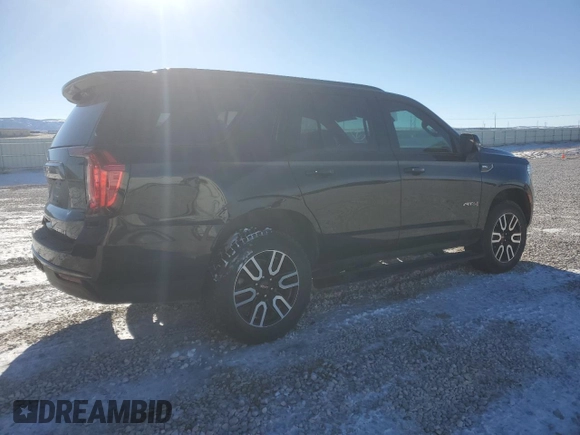 2023 GMC Yukon AT4 with VIN 1GKS2CKDXPR164502, listed as a Copart auction lot 41672705 with 34,856 mi miles and Salvage Title. Bid and sale history available at carsss.com. Image 3.