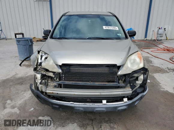 2007 Honda CR-V LX with VIN JHLRE38357C025660, listed as a Copart auction lot 47817285 with 251,275 mi miles and Salvage Title. Bid and sale history available at carsss.com. Image 5.