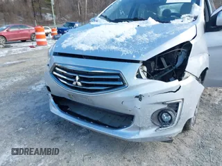 2019 Mitsubishi Mirage G4 SE with VIN ML32F4FJ4KHF11378, listed as a IAAI auction lot 41632278 with 63,395 mi miles. Bid and sale history available at carsss.com. Image 6.