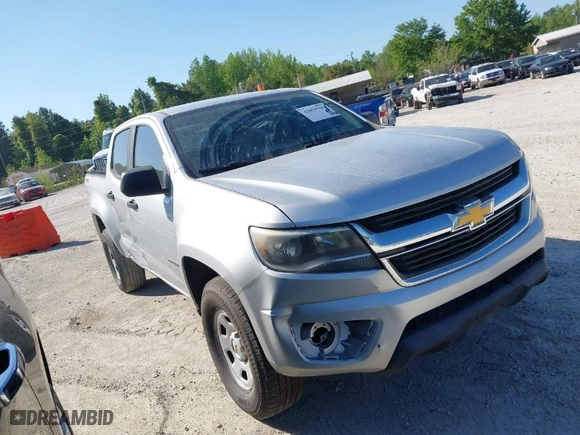 2017 Chevrolet Colorado 4WD WT with VIN 1GCGTBEN7H1302154, listed as a IAAI auction lot 42059755 with 1 mi miles. Bid and sale history available at carsss.com. Image 1.