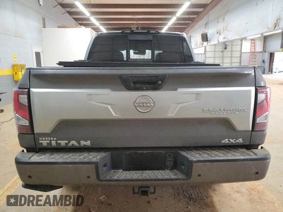 2024 Nissan Titan Pro-4X with VIN 1N6AA1ED5RN111708, listed as a Copart auction lot 42356375 with 31,487 mi miles and Salvage title. Bid and sale history available at DreamBid. Image 6.