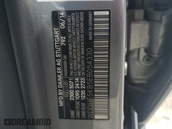 2014 Mercedes-Benz E 350 Sport z VIN WDDHF5KB5EB054330, wystawiony jako Copart lot #56802105 z przebiegiem 64 244 mil mil oraz Szkoda całkowita • Salvage title. Historia ofert i sprzedaży dostępna na DreamBid. Obrazek 12.
