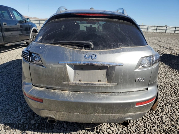 2008 Infiniti FX35 with VIN JNRAS08W58X200673, listed as a Copart auction lot 77588674 with 121,266 mi miles and Salvage Title. Bid and sale history available at carsss.com. Image 6.