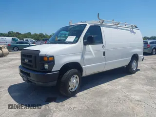 2010 Ford Econoline Cargo Commercial with VIN 1FTNE2EL1ADA10665, listed as a IAAI auction lot 41861433 with 183,657 mi miles and . Bid and sale history available at DreamBid. Image 2.