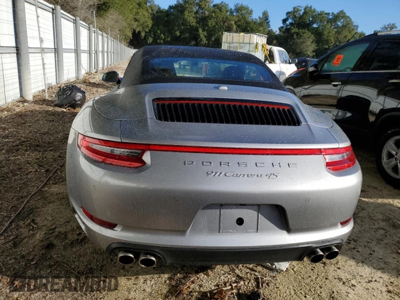 2017 Porsche 911 Carrera S with VIN WP0CB2A92HS155715, listed as a Copart auction lot 75542204 with 0 mi miles and Non Repairable. Bid and sale history available at carsss.com. Image 6.