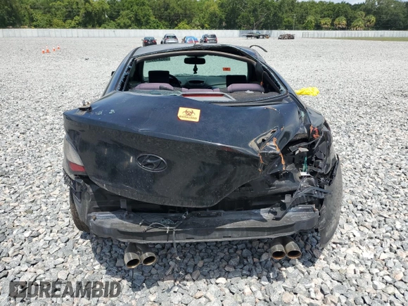2010 Hyundai Genesis Coupe with VIN KMHHU6KH1AU025007, listed as a Copart auction lot 59543995 with 163,684 mi miles and Salvage title. Bid and sale history available at DreamBid. Image 6.
