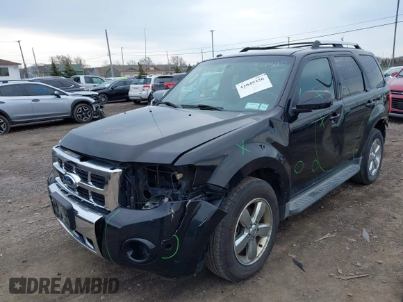 2012 Ford Escape Limited with VIN 1FMCU9EG6CKB47536, listed as a IAAI auction lot 42049336 with 106,341 mi miles. Bid and sale history available at carsss.com. Image 2.