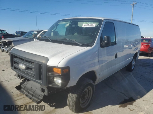 2014 Ford Econoline Cargo Commercial with VIN 1FTNE1EW2EDA92058, listed as a Copart auction lot 41735915 with 237,117 mi miles and Clean title. Bid and sale history available at DreamBid. Image 1.