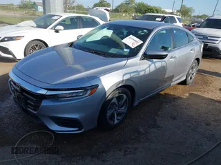 2019 Honda Insight EX with VIN 19XZE4F5XKE018227, listed as a IAAI auction lot 41994884 with Not Provided miles and . Bid and sale history available at carsss.com. Image 2.