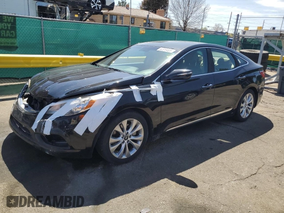 2012 Hyundai Azera with VIN KMHFG4JG2CA161033, listed as a Copart auction lot 52819405 with 89,102 mi miles and Salvage title. Bid and sale history available at DreamBid. Image 1.
