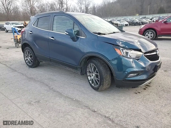 2019 Buick Encore Sport Touring with VIN KL4CJ1SB4KB870060, listed as a Copart auction lot 83414744 with 38,799 mi miles and Salvage Title. Bid and sale history available at carsss.com. Image 11.
