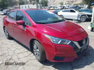 2022 Nissan Versa SV with VIN 3N1CN8EV8NL861988, listed as a IAAI auction lot 42374762 with 77,318 mi miles and . Bid and sale history available at DreamBid. Image 1.