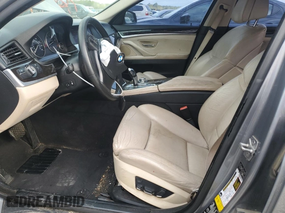 2011 BMW 5 Series 535i xDrive with VIN WBAFU7C57BDU55063, listed as a Copart auction lot 51517445 with 271,467 mi miles and Salvage Title. Bid and sale history available at carsss.com. Image 7.