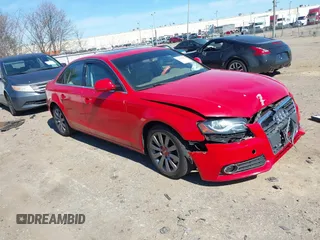 2009 Audi A4 2.0T Prem Plus with VIN WAUSF78K59N035796, listed as a IAAI auction lot 41635827 with 196,933 mi miles. Bid and sale history available at carsss.com. Image 1.