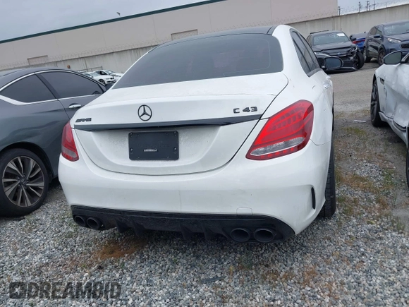 2018 Mercedes-Benz C 43 AMG with VIN 55SWF6EB5JU235937, listed as a IAAI auction lot 42050650 with 67,876 mi miles and . Bid and sale history available at carsss.com. Image 16.