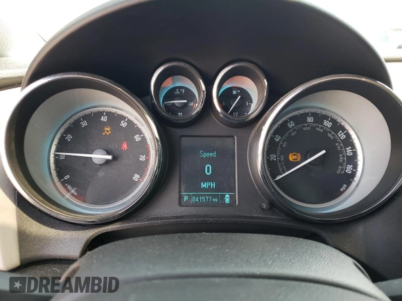 2014 Buick Verano with VIN 1G4PP5SK4E4192900, listed as a Copart auction lot 60107445 with 41,577 mi miles and Salvage title. Bid and sale history available at DreamBid. Image 9.