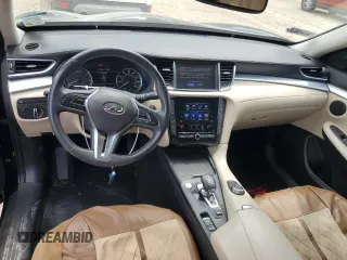 2019 Infiniti QX50 Luxe with VIN 3PCAJ5M14KF142261, listed as a Copart auction lot 55122875 with 125,200 mi miles and Salvage title. Bid and sale history available at DreamBid. Image 8.