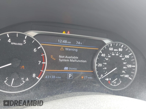 2022 Nissan Altima SR z VIN 1N4BL4CV0NN406553, wystawiony jako IAAI lot #42178905 z przebiegiem 43 138 mil mil oraz . Historia ofert i sprzedaży dostępna na DreamBid. Obrazek 15.