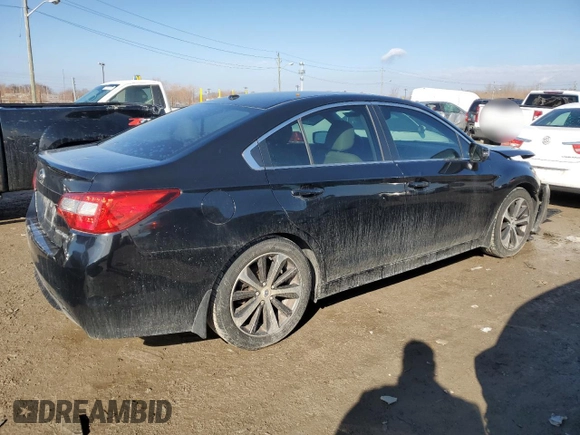 2015 Subaru Legacy 2.5i Limited with VIN 4S3BNBL67F3040136, listed as a Copart auction lot 46649635 with 124,273 mi miles and Salvage Title. Bid and sale history available at carsss.com. Image 3.