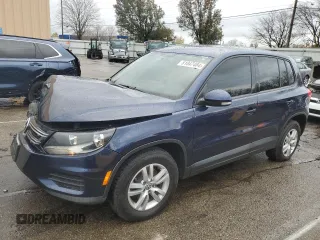 2013 Volkswagen Tiguan S with VIN WVGBV3AX8DW560547, listed as a Copart auction lot 81047484 with 191,944 mi miles and Salvage title. Bid and sale history available at DreamBid. Image 1.