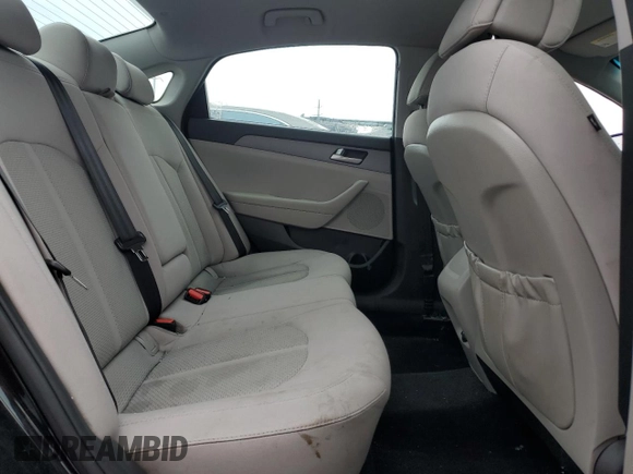 2017 Hyundai Sonata 2.4L with VIN 5NPE24AF4HH532568, listed as a Copart auction lot 51643865 with 158,057 mi miles and Salvage Title. Bid and sale history available at DreamBid. Image 10.