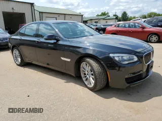 2015 BMW 7 Series 750i xDrive with VIN WBAYB6C53FD965991, listed as a Copart auction lot 64437854 with 115,862 mi miles and Salvage Title. Bid and sale history available at carsss.com. Image 4.