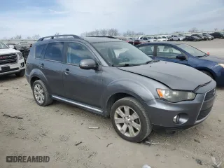 2011 Mitsubishi Outlander SE with VIN JA4AS3AW8BU016892, listed as a Copart auction lot 48128394 with 166,252 mi miles and Salvage Title. Bid and sale history available at carsss.com. Image 4.