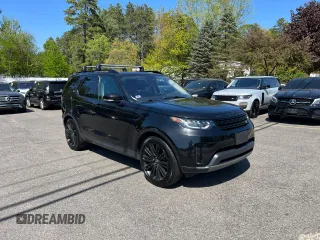 2017 Land Rover Discovery HSE with VIN SALRRBBV7HA045811, listed as a Copart auction lot 56986075 with 142,357 mi miles and Clean Title. Bid and sale history available at DreamBid. Image 1.