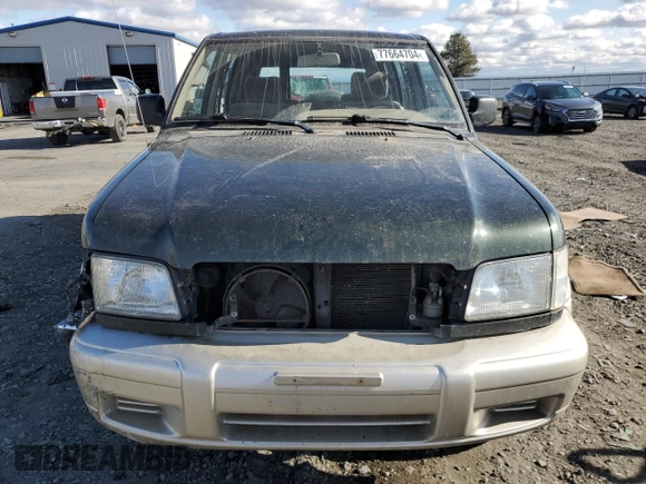 2001 Isuzu Trooper S with VIN JACDJ58XX17J02121, listed as a Copart auction lot 77664704 with 148,752 mi miles and Salvage title. Bid and sale history available at DreamBid. Image 5.
