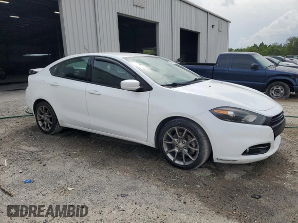2014 Dodge Dart SXT with VIN 1C3CDFBB3ED670133, listed as a Copart auction lot 52149575 with 151,011 mi miles and Salvage Title. Bid and sale history available at carsss.com. Image 4.