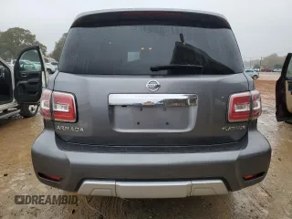2017 Nissan Armada SL with VIN JN8AY2ND0H9002234, listed as a Copart auction lot 81496094 with 133,976 mi miles and Salvage Title. Bid and sale history available at carsss.com. Image 6.