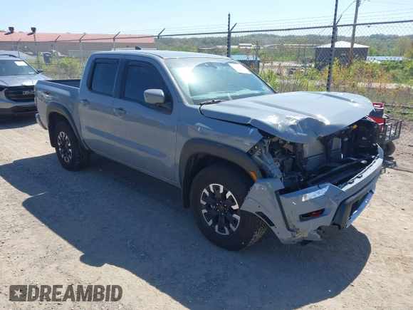 2024 Nissan Frontier SV with VIN 1N6ED1EK8RN668698, listed as a IAAI auction lot 42096224 with 5,295 mi miles and . Bid and sale history available at DreamBid. Image 1.