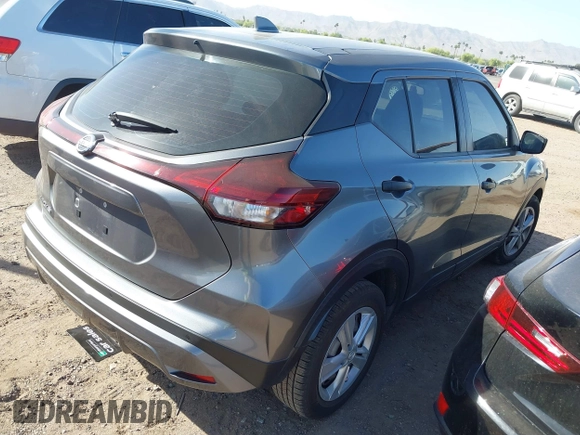2021 Nissan Kicks S with VIN 3N1CP5BV3ML504830, listed as a IAAI auction lot 42243091 with 86,345 mi miles and . Bid and sale history available at DreamBid. Image 4.